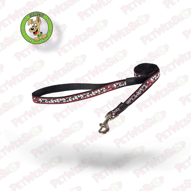 Rogz Armed Response Hound Dog Black - produženi povodac za pse - 3 veličine Povodci Rogz petwebshop.com