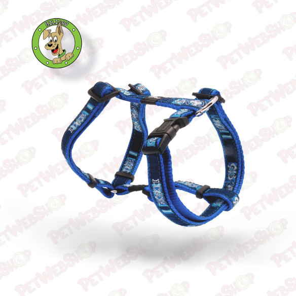 Rogz JellyBean Indigo Bones - am za pse - 4 veličine Amovi Rogz petwebshop.com