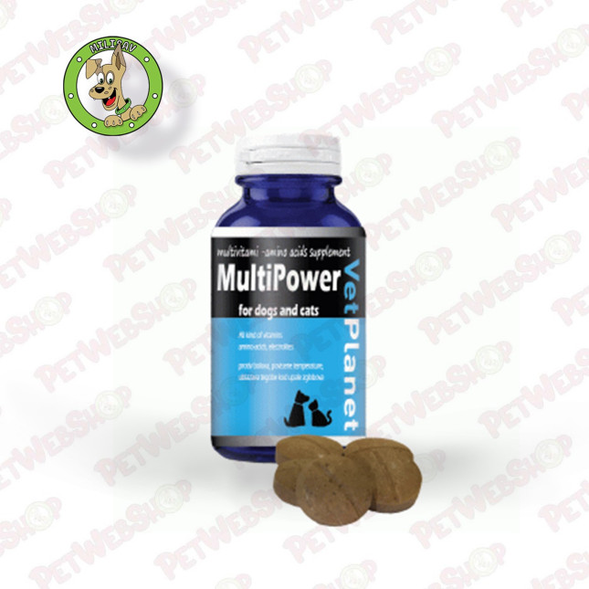 VetPlanet Pharm MultiPower - dodatak ishrani pasa - 60 tableta Dodaci ishrani VetPlanet Pharm petwebshop.com