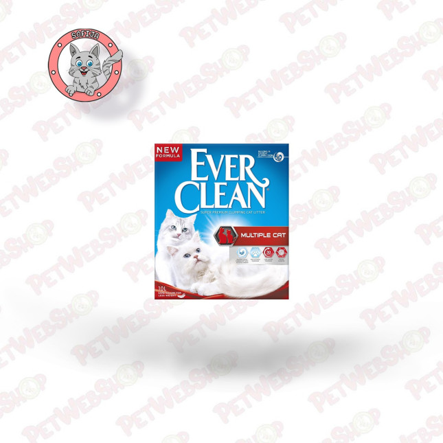EverClean MultipleCat, sa mirisom - grudvajući posip za mačke - 10l Grudvajući EverClean petwebshop.com