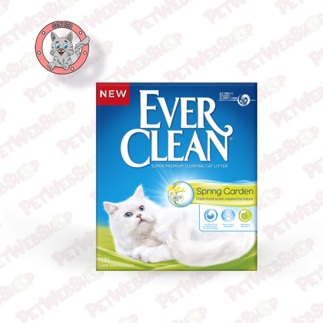 EverClean Spring Garden - grudvajući posip za mačke - 6l i 10l Grudvajući EverClean petwebshop.com