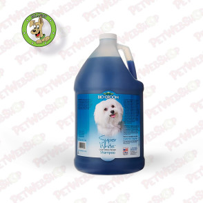 BioGroom Super White - šampon za pse bele i svetle boje dlake - 3,79l Nega dlake pasa BioGroom petwebshop.com