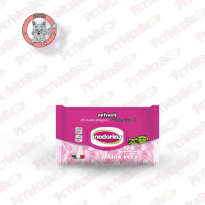 Inodorina Refresh Aloe Vera - vlažne maramice za mačke - 40kom Vlažne maramice Inodorina petwebshop.com