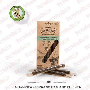 Mediterranean Natural La Barrita Štapići Šunka i Piletina - poslastice za pse - 12kom / 150g Super Premium Mediterranean petwebs