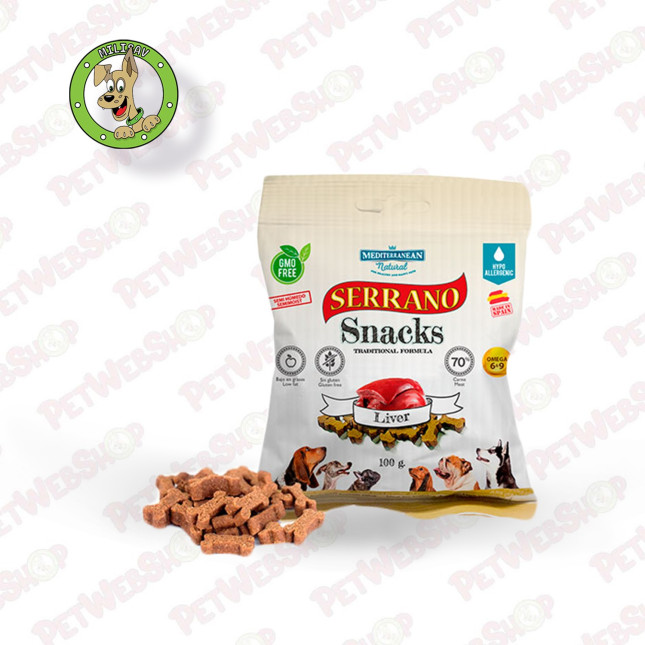 Mediterranean Natural Serrano Džigerica - poslastice za pse - 100g Super Premium Mediterranean petwebshop.com