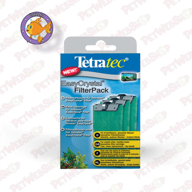 Tetra EasyCrystal Filterpack 250/300 - kristal filter ketridž za kristalno čistu i zdravu vodu u akvarijumima - set filtera Opre