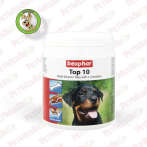 Beaphar Top 10 dog - dodatak ishrani pasa - za jačanje forme - 180 tableta Dodaci ishrani Beaphar petwebshop.com