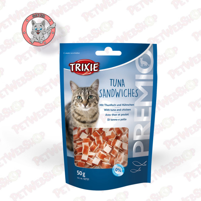 Trixie Premio Tuna Sandwiches - poslastica za mačke - 50g Super Premium Trixie petwebshop.com