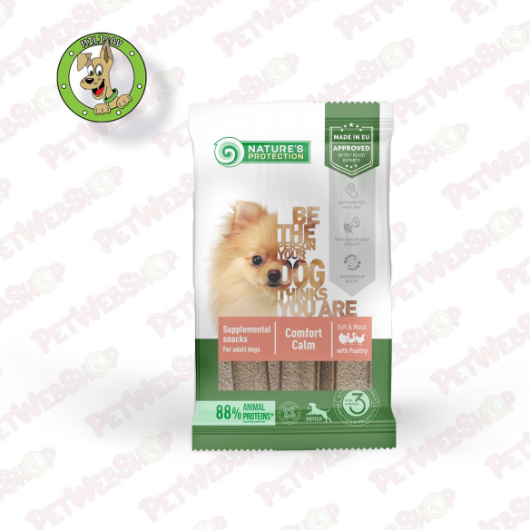 Nature's Protection Super Premium - Comfort Calm With Poultry - poslastica za pse - 160g Hrana bez žitarica ( Grain free ) Natur