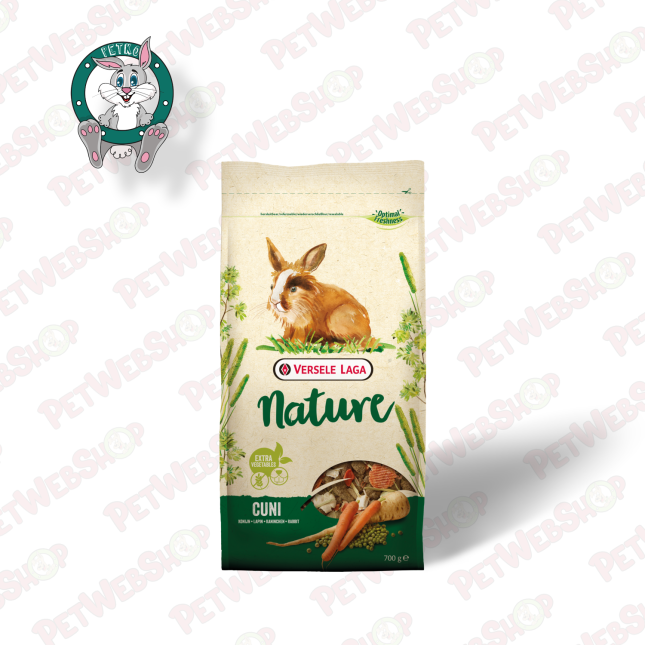 Versele Laga Cuni Nature - hrana za kuniće i patuljaste zečeve - 700g, 2,3kg i 9kg Hrana za zečeve Versele Laga petwebshop.com