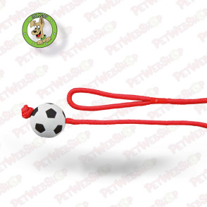 Trixie fudbalska lopta na kanapu - igračka za pse - 6cm/1m Igračke Trixie petwebshop.com