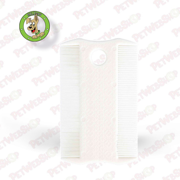 Trixie Double Sided Flea and Dust Comb - češalj za pse - dvostrani, za uklanjanje buva i prašine sa dlake - 9cm Češljevi i pince