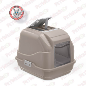Imac "Easy Cat" toalet za mačke - sivi i pink WC posude i lopatice Imac petwebshop.com