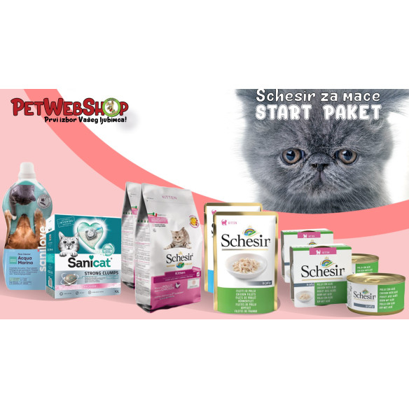 Schesir Kitten - start paket za mačiće Super premium Schesir petwebshop.com