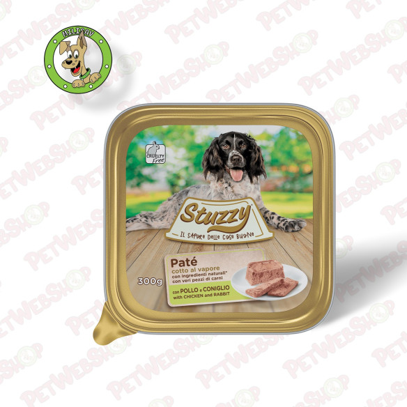 Stuzzy pašteta - piletina i zečetina - vlažna hrana za odrasle pse - 150g Paštete Stuzzy petwebshop.com