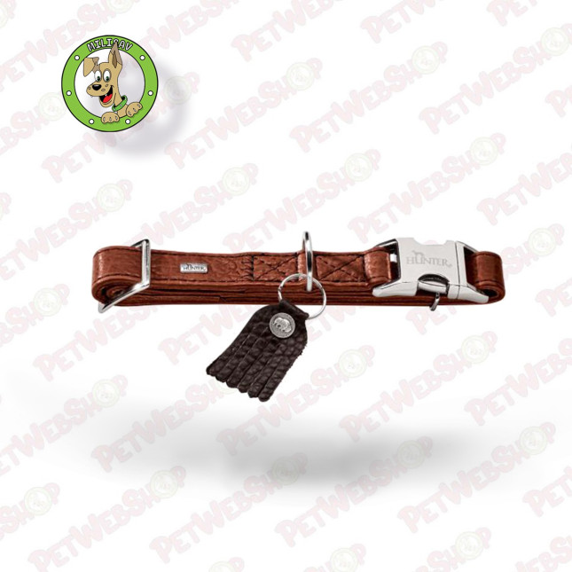 Hunter Kodi Alu-Strong - Kožna Ogrlica za pse - konjak Ogrlice, poludavilice i davilice Hunter petwebshop.com