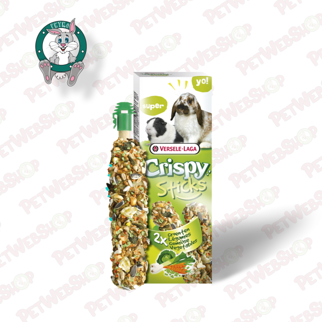 Versele Laga 2Stick Rabbit&Guinnea Pig - Vegetables - poslastica za zečeve i morske prasiće  - 110g Poslastice za morsko prase V
