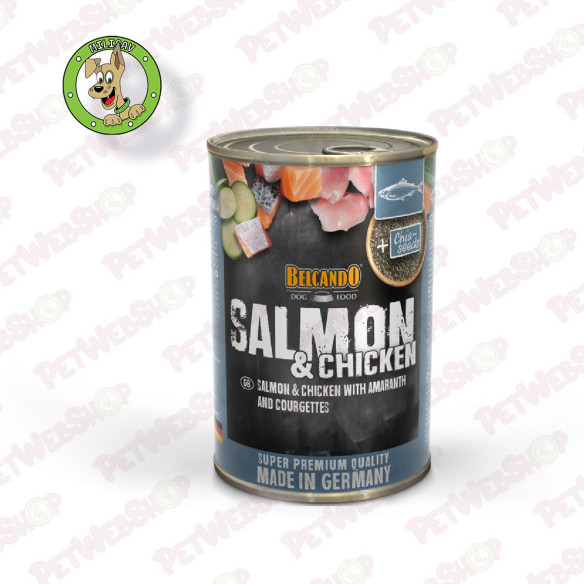 Belcando Adult sa lososom i piletinom - vlažna hrana za pse - 400g Konzerve Belcando petwebshop.com