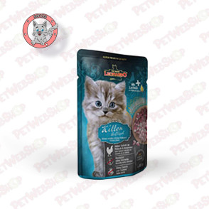 Leonardo mesni sos živina - vlažna hrana za mačiće - 85g Sosići - Kesice Leonardo petwebshop.com