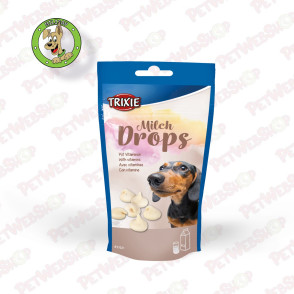 Trixie Milk Drops - poslastice za pse sa ukusom bele čokolade - 75g, 200g i 350g Super Premium Trixie petwebshop.com