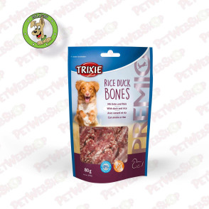 Trixie Premio Rice Duck Bones - poslastice za pse sa pačetinom i pirinčem - 100g Super Premium Trixie petwebshop.com