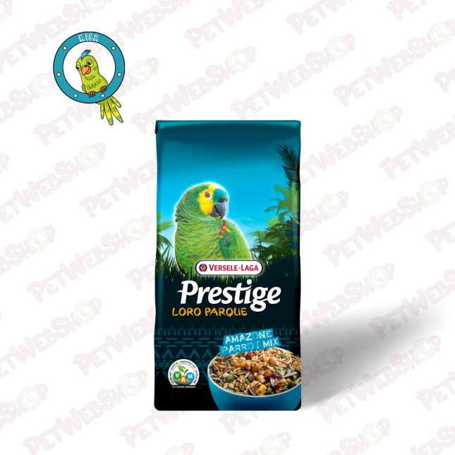 Versele Laga Prestige Premium Amazone Parrot Loro Parc - hrana za velike papagaje iz Južne Amerike - 1kg Hrana i poslastice za v