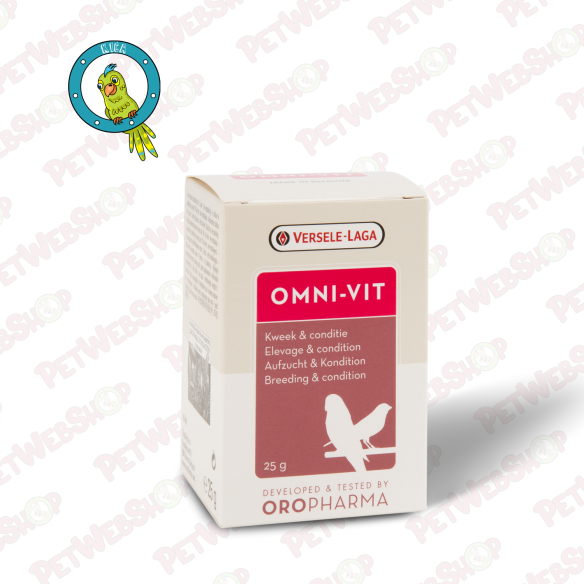 Oropharma Omni-Vit - multi-vitaminski dodatak ishrani ptica - 25g i 200g Dodaci ishrani za egzote Oropharma petwebshop.com