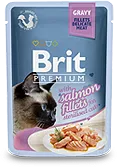 BRIT PREMIUM BY NATURE CAT DELICATE FILETI U SOSU SA LOSOSOM – HRANA ZA ODRASLE STERILISANE MAČKE - 85G